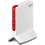 FRITZ!BOX 6820 LTE V3 INTERNATIONAL MODEM ROUTER 4G CON WI-FI N 450 Mbit/s 1 x LAN GIGABIT SLOT SIM DESKTOP BIANCO ROSSO