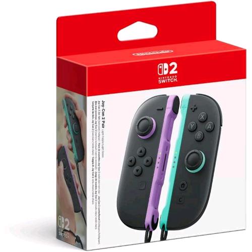NINTENDO SWITCH 2 JOY-CON COPPIA CONTROLLER VIOLA CHIARO / VERDE CHIARO