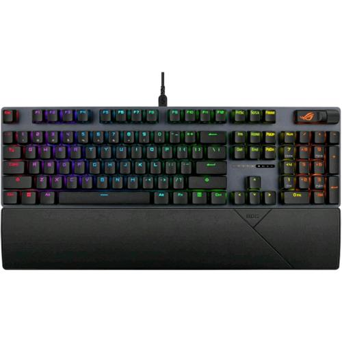 ASUS ROG STRIX SCOPE II X TASTIERA GAMING RGB INTERRUTTORI ROG NX SNOW V2 PRELUBRIFICATI E CON SCHIUMA AMMORTIZZANTE NERO