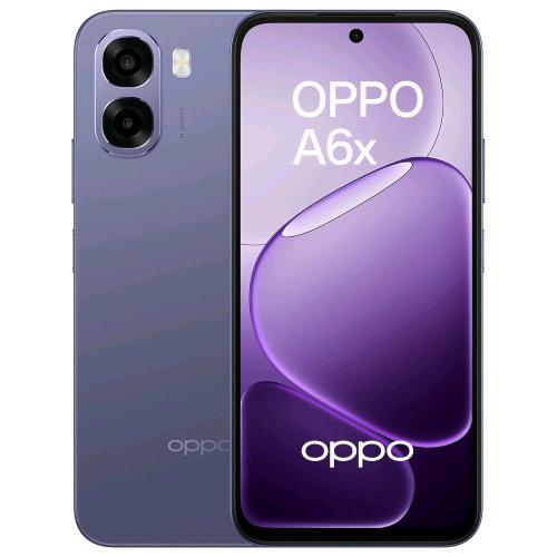 OPPO A6x DUAL SIM AI 6.75" OCTA CORE 128GB RAM 4GB 4G LTE ITALIA BLACK PURPLE