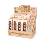 LEBEZ CAPIBARA ESPOSITORE SET DA 4 MINI EVIDENZIATORI PUNTA A SCALPELLO 14/5 mm COLORI PASTELLO ASSORTITI CONF 12 Pz.