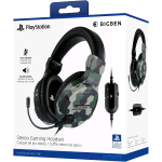 BIGBEN PS4 V3 CUFFIA GAMING CON MICROFONO LICENZA UFFICIALE SONY CAMOUFLAGE VERDE