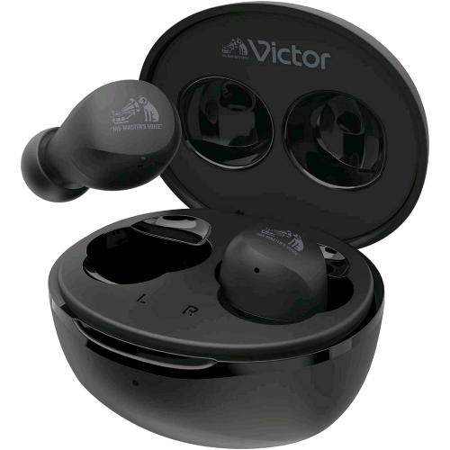 JVC A6T AURICOLARE BLUETOOTH EARBUDS MINI TWS CON CUSTODIA DI RICARICA NERO