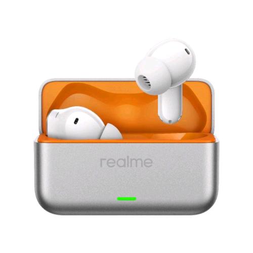 REALME T500 PRO EAR-BUDS WIRELESS AURICOLARI BLUETOOTH CANCELLAZIONE ATTIVA DEL RUMORE 50dB AUDIO HI-RES IP55 ORANGE MINT