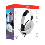 TURTLE BEACH RECON 70 CUFFIE GAMING CON MICROFONO CABLATE LICENZA UFFICIALE NINTENDO SWITCH 2 BIANCO NERO