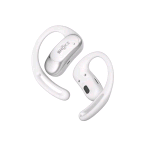 SHOKZ OPENFIT AIR AURICOLARI BLUETOOTH 5.2 A CONDUZIONE OSSEA CANCELLAZIONE DEL RUMORE CUSTODIA DI RICARICA BIANCO