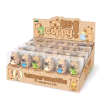 LEBEZ CAPIBARA ESPOSITORE TEMPERINO 1 FORO IN PLASTICA 3 SOGGETTI ASORTITI CONF 24 Pz.