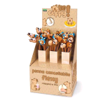 LEBEZ CAPIBARA PENNA FLEXI GEL CANCELLABILE CON GOMMINO TRATTO 0.5 mm INCHIOSTRO COLORI ASSORTITI CONF 36 Pz.