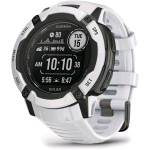 GARMIN INSTINCT 2X SOLAR SMARTWATCH 50mm RICARICA SOLARE AUTONOMIA INFINITA DISPLAY 1.1" TORCIA LED GPS MULTI-BANDA +30 APP MULTISPORT CARDIO SpO2 PAY CONNECT IQ WHITESTONE
