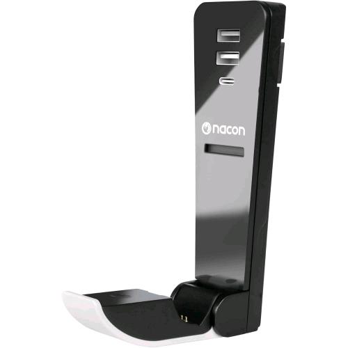 NACON BASE DI RICARICA PER COMANDI COMPATIBILE CON CONSOLE SLIM PS5 E CONTROLLER PS5 DUALSENSE/EDGE CON HUB USB