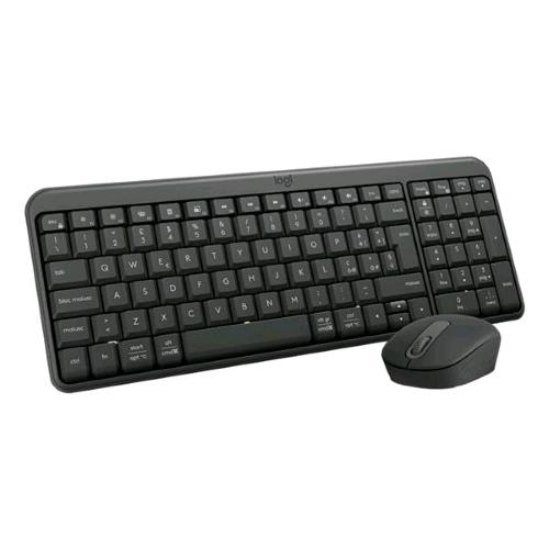 LOGITECH MK250 COMPACT WIRELESS COMBO TASTIERA + MOUSE OTTICO WIRELESS + BLUETOOTH LAYOUT ITA GRAFITE