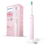 PHILIPS HX3671/11 SPAZZOLINO ELETTRICO SERIE 3100 SONICARE TECNOLOGIA SONIC, QUADPACER E SMARTIMER SUGAR ROSE