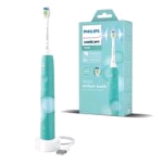 PHILIPS HX3689/43 SPAZZOLINO ELETTRICO SERIE 4100 SONICARE TECNOLOGIA SONIC, QUADPACER E SMARTIMER VERDE