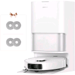 DREAME L10s ULTRA GEN 3 KIT ROBOT ASPIRAPOLVERE E LAVAPAVIMENTI ASPIRAZIONE DA 25.000 Pa SPAZZOLA LATERALE E MOCI ESTENSIBILISTAZIONE DI PULIZIA AUTOMATICA ALL-IN-ONECONTROLLO VOCALE E TRAMITE APP BIANCO