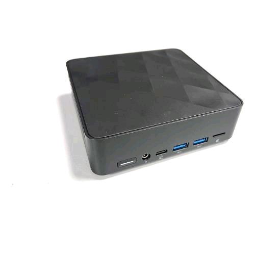 YASHI NUCKY NY330 MINI PC INTEL N100 RAM 16GB-SSD 512GB NVMe-INTEL UHD GRAPHICS-WI-FI 6 + 2 x GIGABIT LAN-WIN 11 PROF NERO