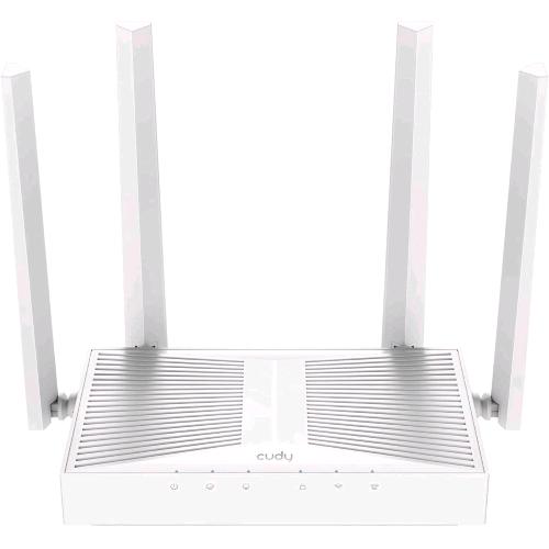 CUDY AP1300D ACCESS POINT AC1200 WI-FI DUAL BAND 2.4/5GHz 867 Mbit/s MU-MIMO PoE 4 ANTENNE ESTERNE DESKTOP BIANCO