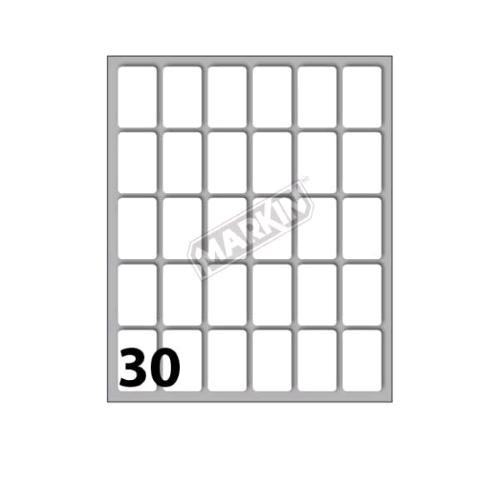 MARKIN ETICHETTE ADESIVE 27X17 mm CONF 300 Pz. BIANCO