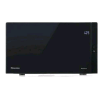 HISENSE H25MOBS4HGI FORNO A MICROONDE CON GRILL 25LT 1000W 6 PROGRAMMI TECNOLOGIA INVERTER NERO 