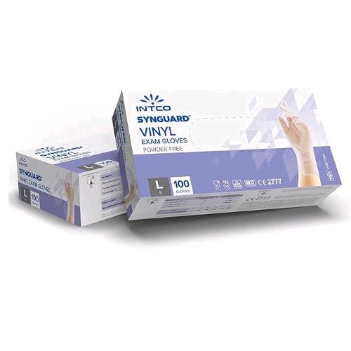 INTCO GUANTI VINYL USO MEDICO SENZA POLVERE TAGLIA L CONF 100 Pz.