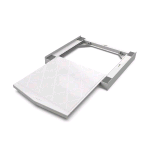MELICONI TORRE QUICK KIT SOVRAPPOSIZIONE LAVATRICE ASCIUGATRICE IN PLASTICA RIPIANO ESTRAIBILE BIANCO