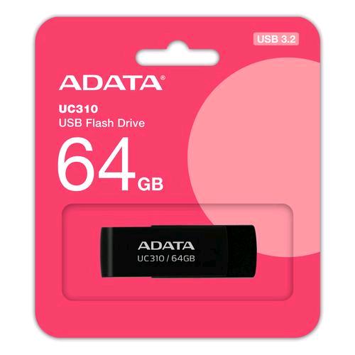 ADATA UC310 CHIAVETTA USB 64GB USB-A 3.2 Gen 1 (3.1 Gen 1) NERO