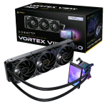 ANTEC VORTEX VIEW 360 AIO CPU LIQUID COOLER DISSIPATORE A LIQUIDO PER CPU DISPLAY DA 5" IPS LGA115X/1200/1700/1851    AMD AM4/AM5 NERO