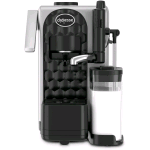 DIDIESSE MILKSIDE MACCHINA PER CAFFE' ESPRESSO A CIALDE E LATTE CALDO CAPPUCCINATORE UTILIZZABILE CON BOTTIGLIA DEL LATTE SERBATOIO ACQUA 1.3 LT 1.850W FUNZIONE STAND-BY SILVER