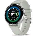GARMIN VENU 3S SMARTWATCH 41mm 1.2" AMOLED WI-FI GPS (SATELLITARE) FUNZIONE ALLENAMENTI MONITORAGGIO SONNO CASSA ARGENTO CINTURINO GRIGIO