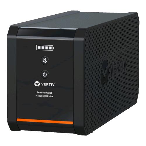 VERTIV POWERUPS 200 ESSENTIAL GRUPPO DI CONTINUITA' (UPS) A LINEA INTERATTIVA 1600VA/925W 230V 6 presa(e) AC NERO