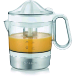 SEVERIN CP3535 SPREMIAGRUMI ELETTRICO 40W SERBATOIO XXL 1LT 2 CONI REMOVIBILI ARGENTO BIANCO