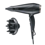 SEVERIN HT0167 PHON ASCIUGACAPELLI 2300W 2 VELOCITA' 3 TEMPERATURE CON DIFFUSORE E CONCENTRATORE NERO