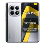XIAOMI POCO M8 5G DUAL SIM 6.77" OCTA CORE 256GB RAM 8GB 5G NFC EUROPA ARGENTO