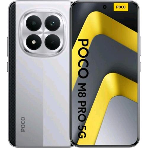 XIAOMI POCO M8 PRO 5G DUAL SIM 6.83" OCTA CORE 512GB RAM 12GB 5G NFC EUROPA ARGENTO