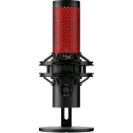 HYPERX QUADCAST 2 MICROFONO GAMING USB A CONDESATORE ANTIVIBRAZIONE E ANTIURTO INDICATORE LED NERO/ROSSO