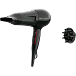 ROWENTA POWERLINE CV591L PHON ASIUGACAPELLI 2.300 W THERMO CONTROL PER LA PROTEZIONE DEI CAPELLI FUNZIONE IONICA CON DIFFUSORE NERO