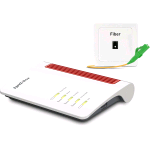 AVM FRITZ! BOX 5530 FIBER EDITION AON ROUTER WIRELESS GIGABIT ETHERNET WI-FI DUAL BAND 2.4 GHz/5 GHz BIANCO