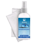 ATLANTIS BOMBOLETTA LIQUIDO DETERGENTE PER MONITOR LCD/SMARTPHONE/TABLET 100ML  + PANNO IN MICROFIBA 20 x 20