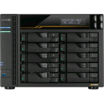ASUSTOR AS6810T NAS TOWER 10 BAIE QC AMD RYZEN V3C14 2.3GHz RAM 16GB LAN:   5 GBE, 10 GBE