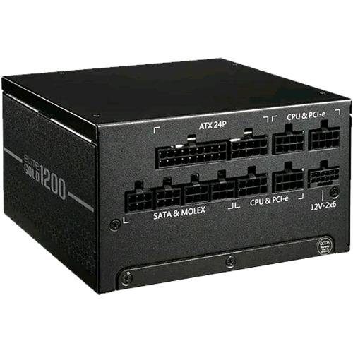 COOLER MASTER ELITE GOLD 12000 ALIMENTATORE 1.200W MODULARE 80 PLUS GOLD PFC ATTIVO FAN 135mm ATX NERO