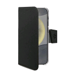 CELLY SAMSUNG GALAXY S26+ 5G CUSTODIA A LIBRO IN SIMILPELLE CON CHIUSURA FLAP MAGNETICO TASCHINE INTERNE PORTADOCUMENTI E FUNZIONE STAND NERO