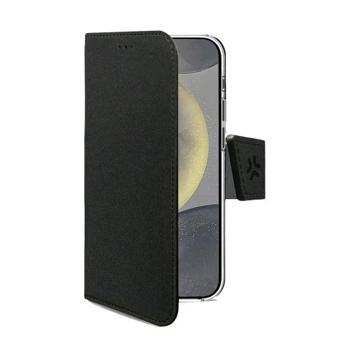 CELLY SAMSUNG GALAXY S26+ 5G CUSTODIA A LIBRO IN SIMILPELLE CON CHIUSURA FLAP MAGNETICO TASCHINE INTERNE PORTADOCUMENTI E FUNZIONE STAND NERO