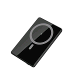 CELLY POWERBANK WIRELESS Magsafe 5.000mAh ULTRASOTTILE IN ALLUMINIO 15 W DISPLAY LED INTEGRATO NERO