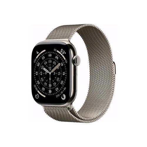 APPLE WATCH SERIES 11 GPS + CELLULAR 5G 46mm CASSA TITANIO NATURALE CON LOOP MILANESE NATURALE - S/M