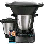 CECOTEC MAMBO 11090 ROBOT DA CUCINA 1600W 37 FUNZIONI WI-FI CON APP E BILANCIA CARAFFA ANTIADERENTE E CARAFFA DA 3.3LT IN ACCIAIO NERO 