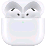 APPLE AIRPODS 4 2024 4th GEN ANC ACTIVE NOISE CANCELLATION USB-C CON CUSTODIA DI RICARICA BIANCO