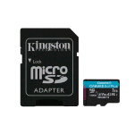 KINGSTON CANVAS GO! PLUS 1TB microSDXC A2 / Video Class V30 / UHS-I U3 / Class10 CON ADATTATORE