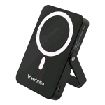 VERBATIM POWER BANK MAGNETICO CON SUPPORTO 10.000mAh MAG SAFE RICARICA WIRELESS 15 W PD USB-C 20 W NERO