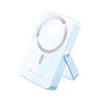 VERBATIM POWER BANK MAGNETICO CON SUPPORTO 10.000mAh MAG SAFE RICARICA WIRELESS 15 W PD USB-C 20 W BLU