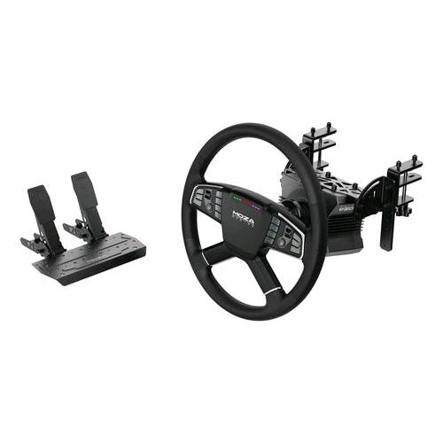 MOZA RACING R5 BUNDLE TRUCK DRIVING + PEDALIERA KIT VOLANTE TRUCK + PEDALIERA PC