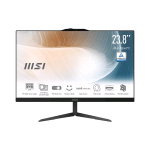 MSI MODERN AM242TP 12M-2213EU ALL IN ONE 23.8" FULL HD TOUCH SCREEN INTEL PENTIUM 8505 RAM 8GB-SSD 128GB NVMe-IRIS Xe GRAPHICS-WEB CAM 5MPx-WI-FI 6 + GIGABIT LAN-TASTIERA E MOUSE-WIN 11 PROF NERO
